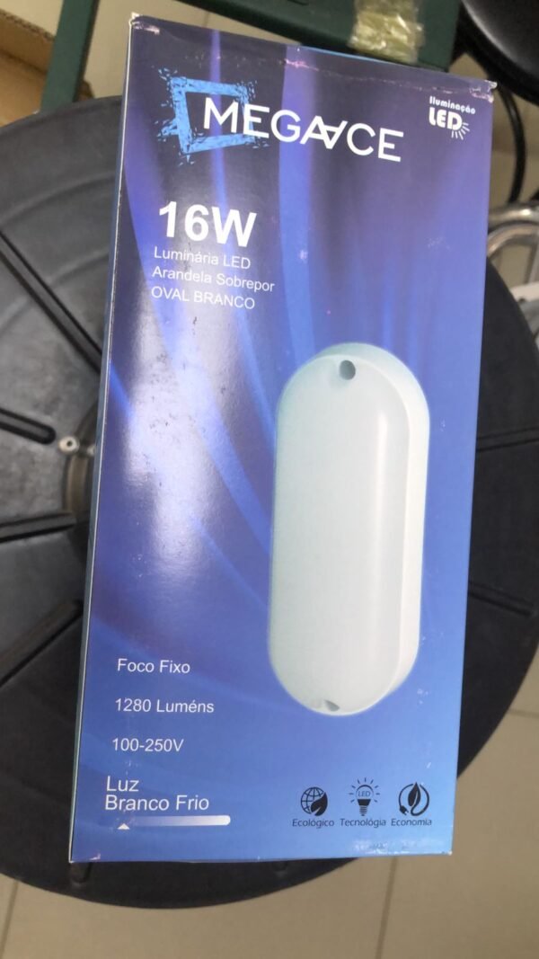 TARTARUGA LED 16W 6500K MEGAACE
