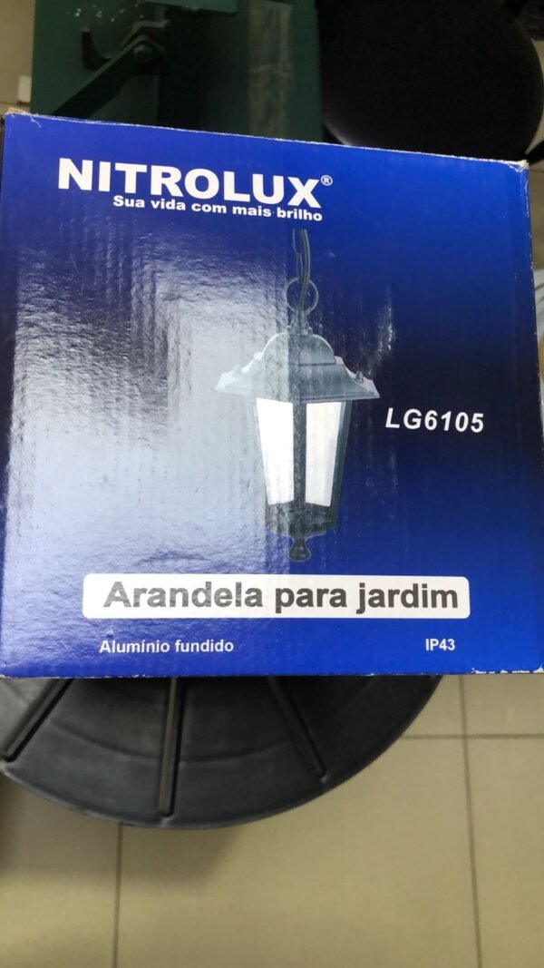 ARANDELA LG6105 PRETA E27 NITROLUX