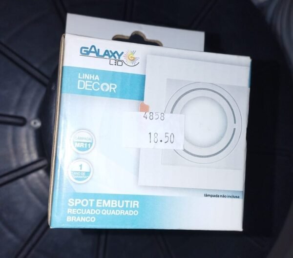 SPOT EMBUTIR RECUADO QUAD BR MR11 GALAXY