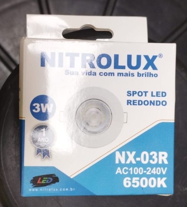 SPOT 3W BF REDONDA NX-03R NITROLUX