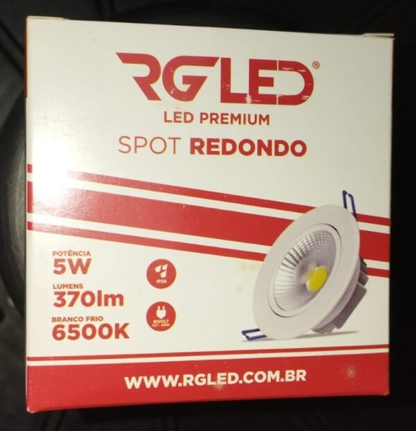 SPOT 5W BF REDONDO RG LED