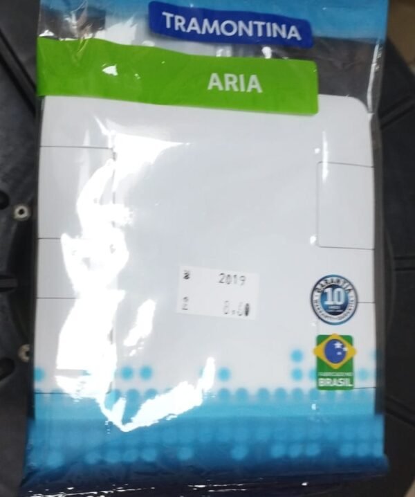PLACA CEGA 4X4 BRANCA ARIA
