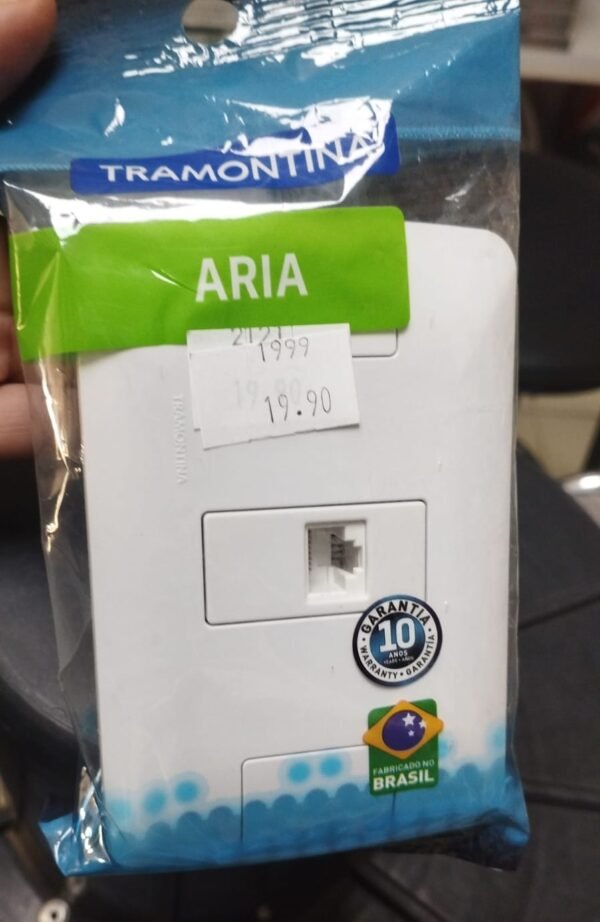 CJ TOMADA RJ45 (CAT.6) ARIA BRANCA