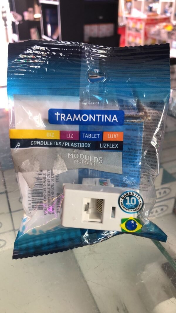 TOMADA RJ45 (CAT 6 ) BRANCA CONDULETE