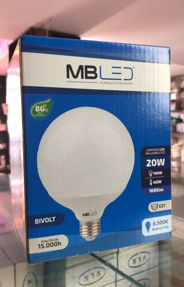 LÂMPADA G120 20W BF MLP5008 MB LED