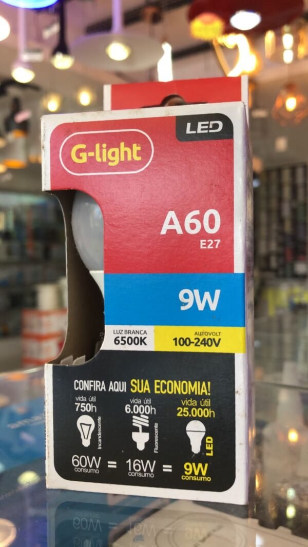 LÂMPADA BULBO 9W 6500K G-LIGHT