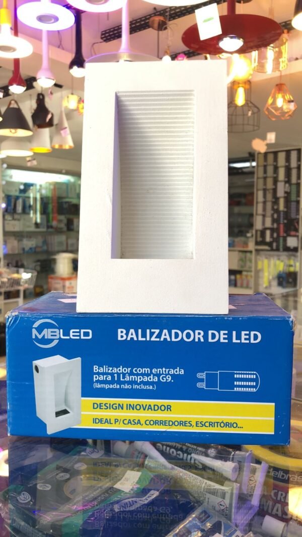 Balizador de Embutir C/ Entrada P/ Lâmpada G9