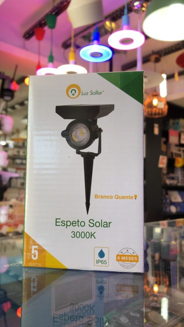 ESPETO SOLAR PARA JARDIM