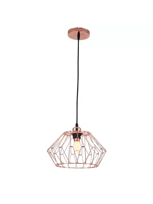 PENDENTE CONVERT-001R ROSÉ E27 NITROLUX